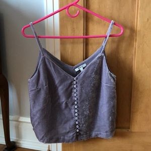 Madewell velvet shirt